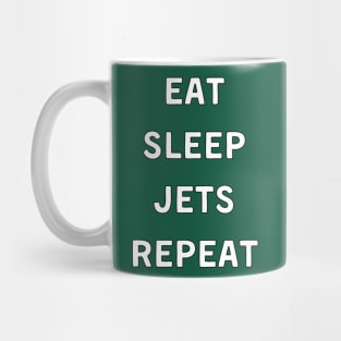 Eat Sleep Jets Repeat Mug